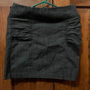 Short Gray Mini Skirt